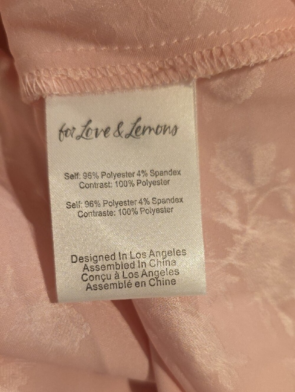 NEW $489 FOR LOVE AND LEMONS SHEILA PINK JACQUARD MAXI DRESS SIZE M - Picture 14 of 15